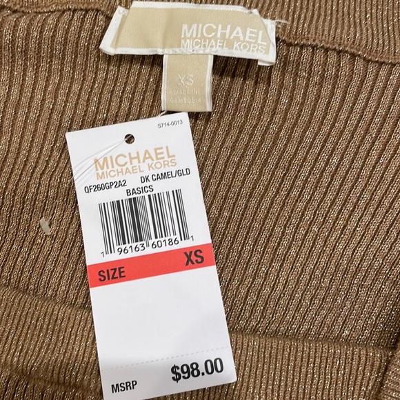 Micheal Kora Gold Top - Picture 2 of 2